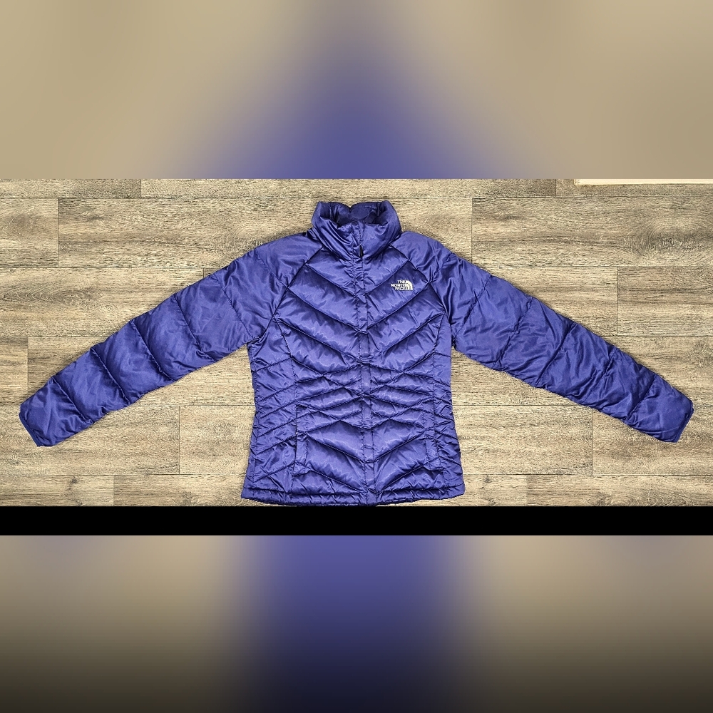 Women's The North Face Aconcagua 550 Puffer Zip Jacket-Size Small - Picture 2 of 6